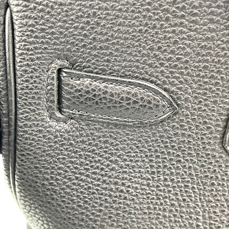 エルメス HERMES バーキン30 □G刻 ブラック×ゴールド金具 トゴ レディース ハンドバッグ