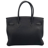 エルメス HERMES バーキン30 □G刻 ブラック×ゴールド金具 トゴ レディース ハンドバッグ