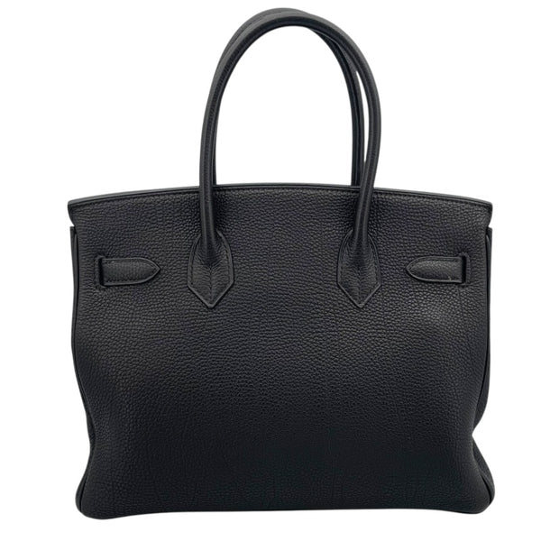 エルメス HERMES バーキン30 □G刻 ブラック×ゴールド金具 トゴ レディース ハンドバッグ
