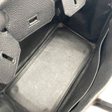エルメス HERMES バーキン30 □G刻 ブラック×ゴールド金具 トゴ レディース ハンドバッグ