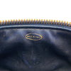 シャネル CHANEL バニティ A01618　4番台 ブルー　ゴールド金具 デニム レディース ハンドバッグ