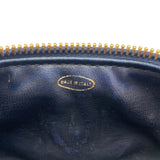 シャネル CHANEL バニティ A01618　46番台 ブルー　ゴールド金具 デニム レディース ハンドバッグ