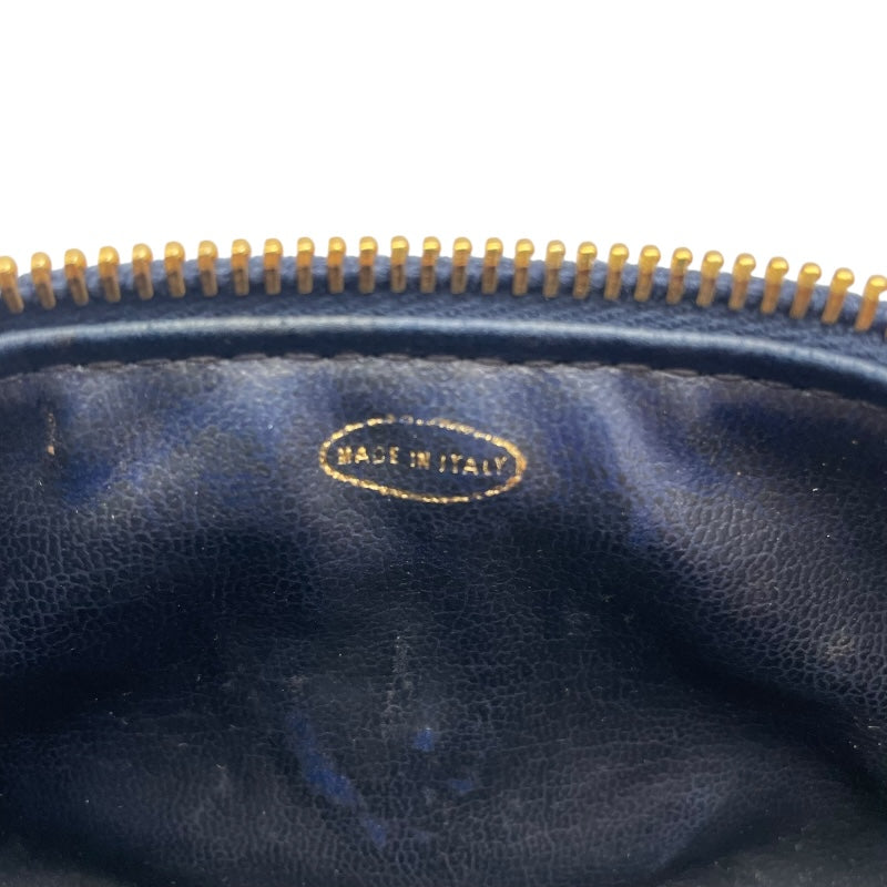 シャネル CHANEL バニティ A01618　46番台 ブルー　ゴールド金具 デニム レディース ハンドバッグ