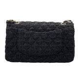 シャネル CHANEL マトラッセ25 A01112 31番台 ブラック　ゴールド金具 ツイード レディース ショルダーバッグ