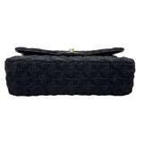 シャネル CHANEL マトラッセ25 A01112 31番台 ブラック　ゴールド金具 ツイード レディース ショルダーバッグ