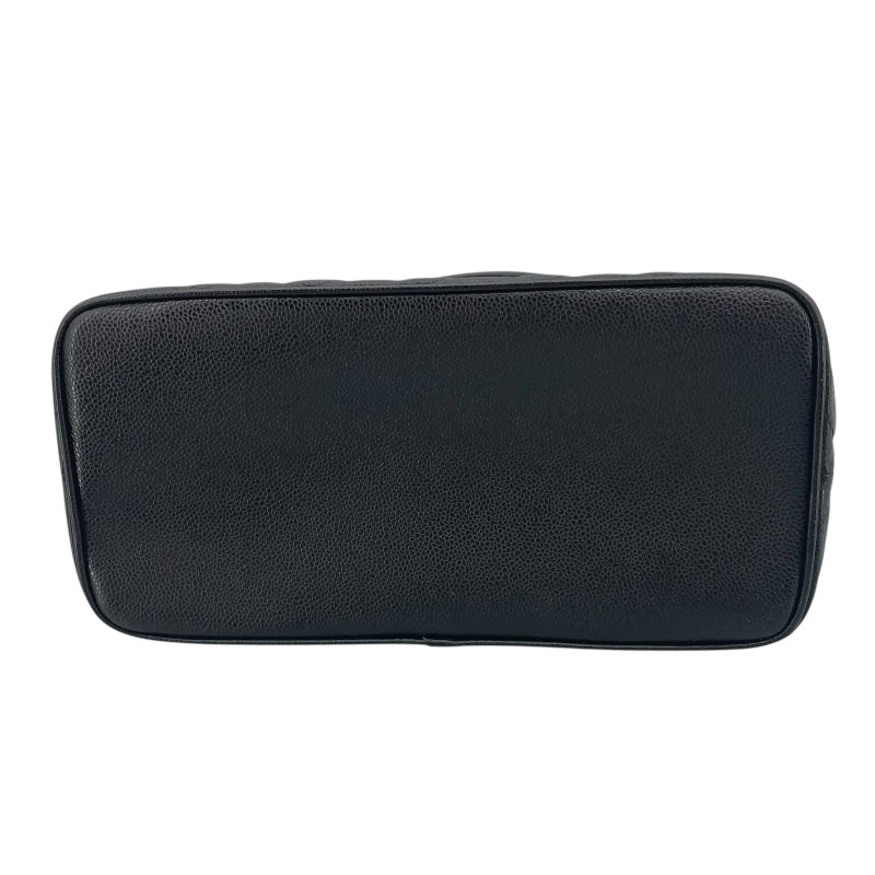 シャネル CHANEL 復刻トート A01804 5番台 ブラック キャビアスキン レディース トートバッグ