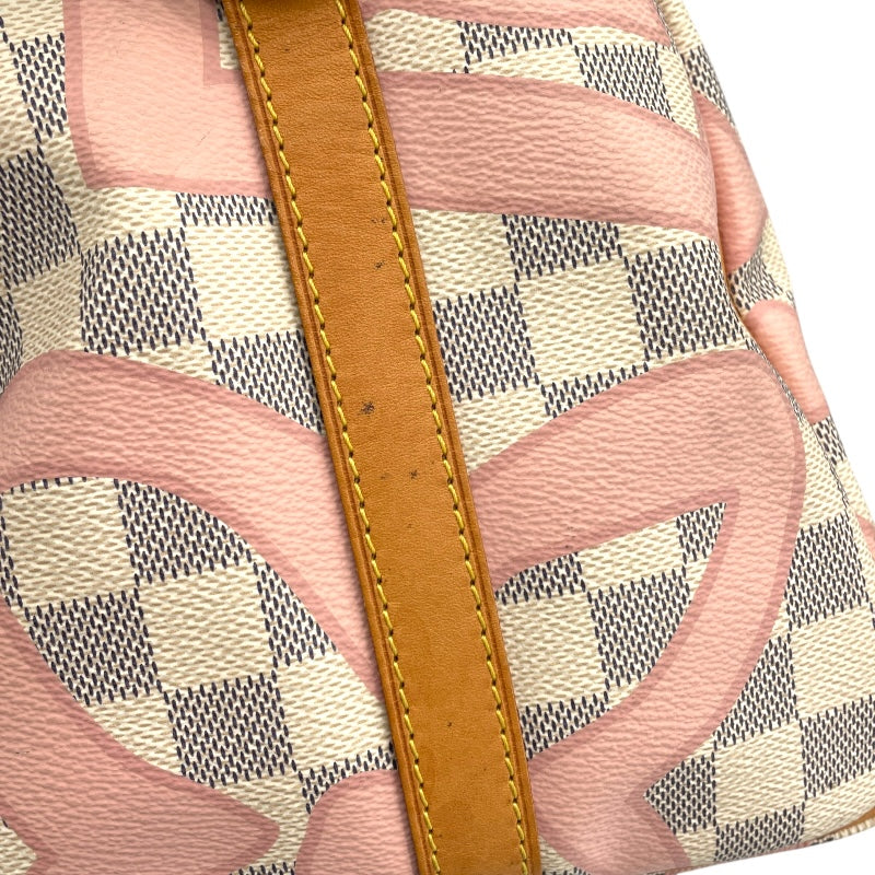 ルイ・ヴィトン LOUIS VUITTON スピーディバンドリエール30 タヒチコレクション N41052 ベージュ ダミエアズール レディース ショルダーバッグ