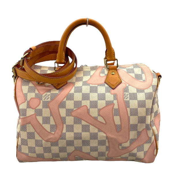 ルイ・ヴィトン LOUIS VUITTON スピーディバンドリエール30 タヒチコレクション N41052 ベージュ ダミエアズール レディース ショルダーバッグ