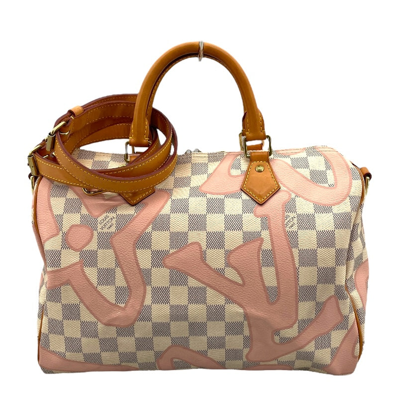 ルイ・ヴィトン LOUIS VUITTON スピーディバンドリエール30 タヒチコレクション N41052 ベージュ ダミエアズール レディース ショルダーバッグ