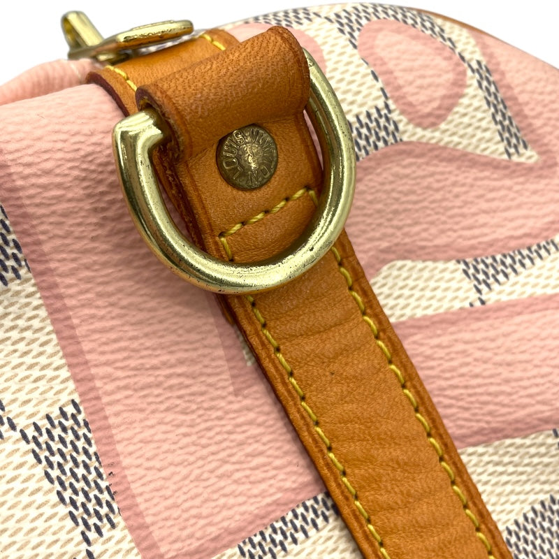 ルイ・ヴィトン LOUIS VUITTON スピーディバンドリエール30 タヒチコレクション N41052 ベージュ ダミエアズール レディース ショルダーバッグ