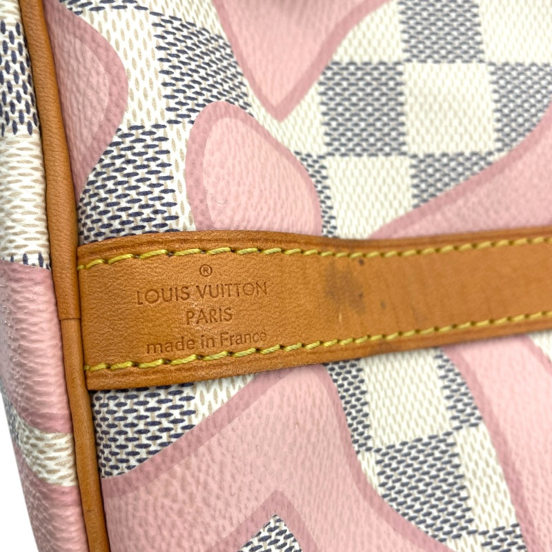 ルイ・ヴィトン LOUIS VUITTON スピーディバンドリエール30 タヒチコレクション N41052 ベージュ ダミエアズール レディース ショルダーバッグ