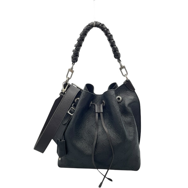 ルイ・ヴィトン LOUIS VUITTON ムリア M55800 ノワール マヒナ レザー レディース ショルダーバッグ