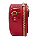 ルイ・ヴィトン LOUIS VUITTON ボワットシャポースープ M90498 ルージュ　ゴールド金具 ヴェルニ レディース ショルダーバッグ