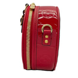 ルイ・ヴィトン LOUIS VUITTON ボワットシャポースープ M90498 ルージュ　ゴールド金具 ヴェルニ レディース ショルダーバッグ