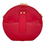 ルイ・ヴィトン LOUIS VUITTON ボワットシャポースープ M90498 ルージュ　ゴールド金具 ヴェルニ レディース ショルダーバッグ