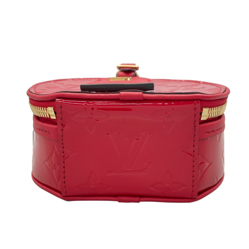 ルイ・ヴィトン LOUIS VUITTON ボワットシャポースープ M90498 ルージュ　ゴールド金具 ヴェルニ レディース ショルダーバッグ