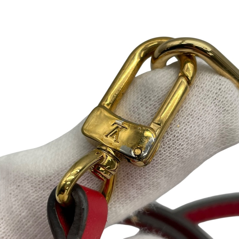 ルイ・ヴィトン LOUIS VUITTON ボワットシャポースープ M90498 ルージュ　ゴールド金具 ヴェルニ レディース ショルダーバッグ