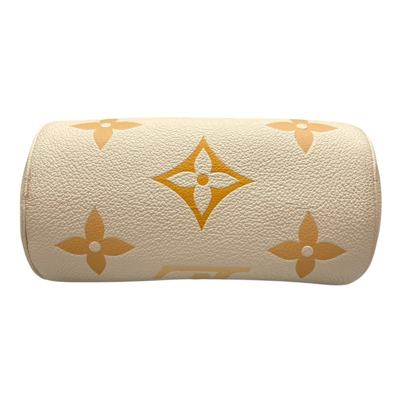 ルイ・ヴィトン LOUIS VUITTON パピヨンBB M45708 ベージュ　ゴールド金具 モノグラム・アンプラント レディース ショルダーバッグ