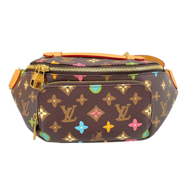 ルイ・ヴィトン LOUIS VUITTON ラッシュ・バムバッグ M24858 ブラウン モノグラムキャンバス レディース ボディバッグ