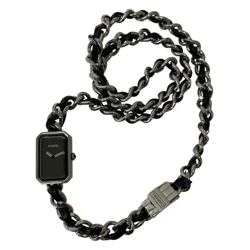 シャネル CHANEL プルミエール ロック H3749 SS/レザー クオーツ レディース 腕時計