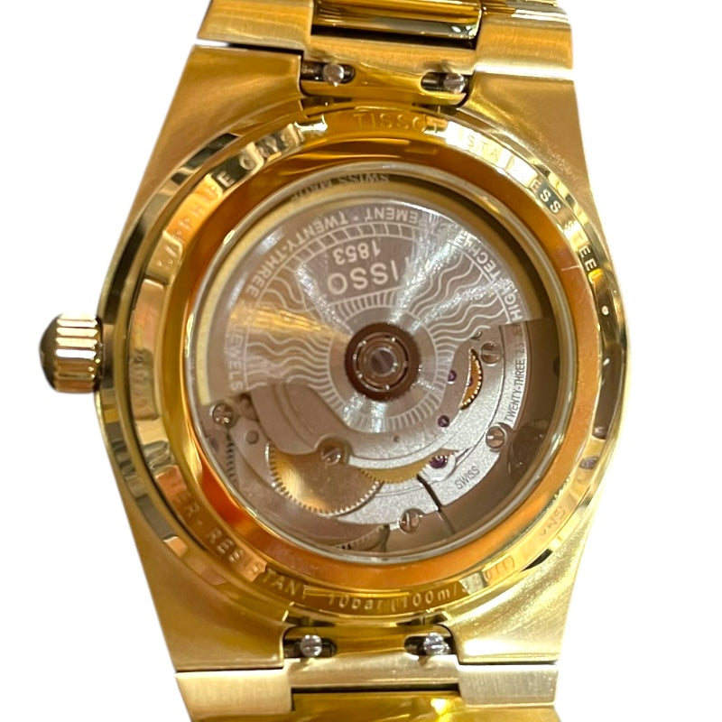 ティソ TISSOT PRX 35mm T137.207.33.021.00 イエローゴールドPVDコーティング316L ステンレススチールケース 自動巻き メンズ 腕時計