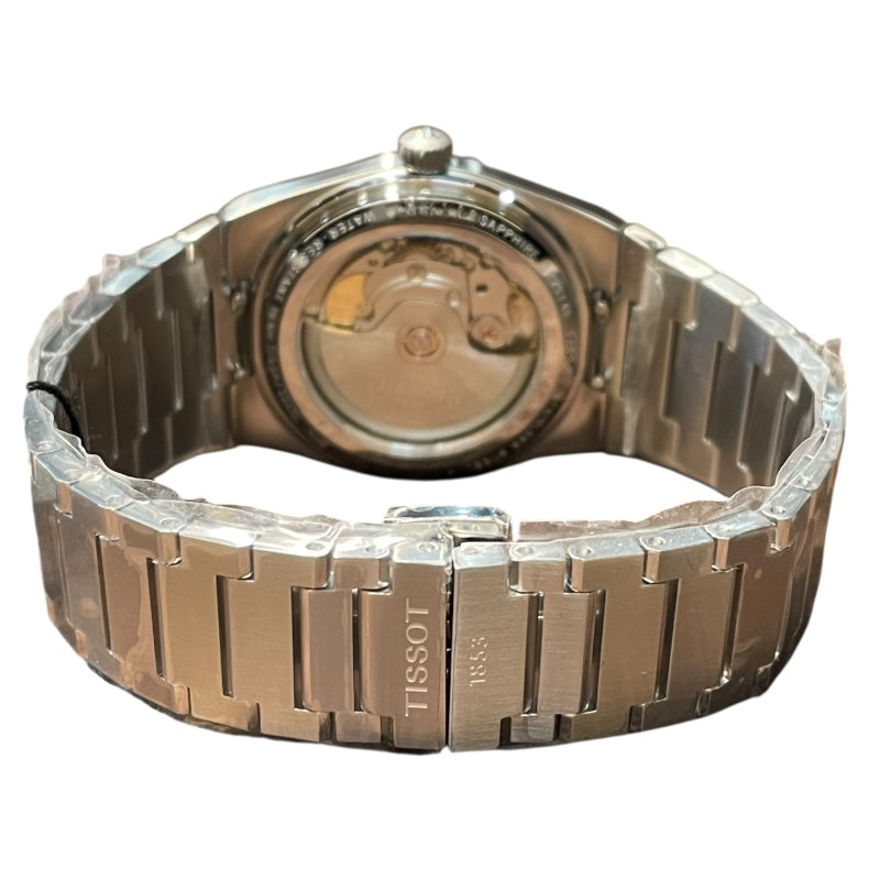 ティソ TISSOT PRX 35mm T137.207.11.091.01 ライトグリーン 316Lステンレススチールケース 自動巻き メンズ 腕時計