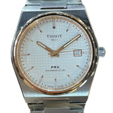 ティソ TISSOT PRX 40mm T137.407.21.031.00 ローズゴールドPVDコーティング316L ステンレススチールケース 自動巻き メンズ 腕時計