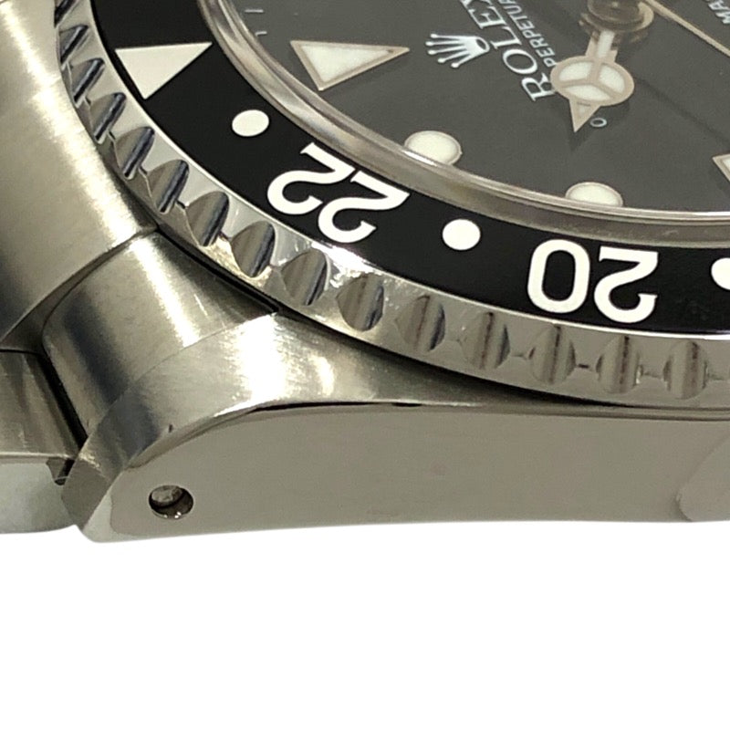 ロレックス ROLEX GMTマスター2 P番 16710 ブラック SS メンズ 腕時計