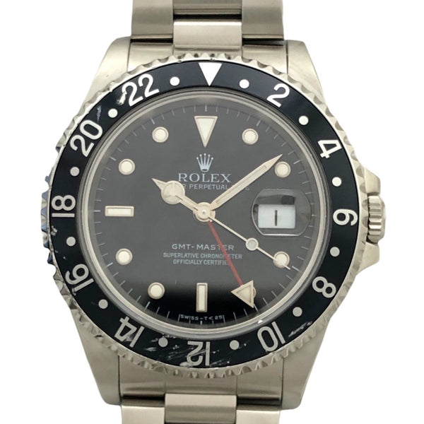 ロレックス ROLEX GMTマスター X番 16700 ブラック SS メンズ 腕時計
