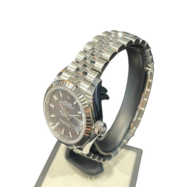 ロレックス ROLEX デイトジャスト28 スレート 29174 スレート ステンレススチール×ホワイトゴールド レディース 腕時計