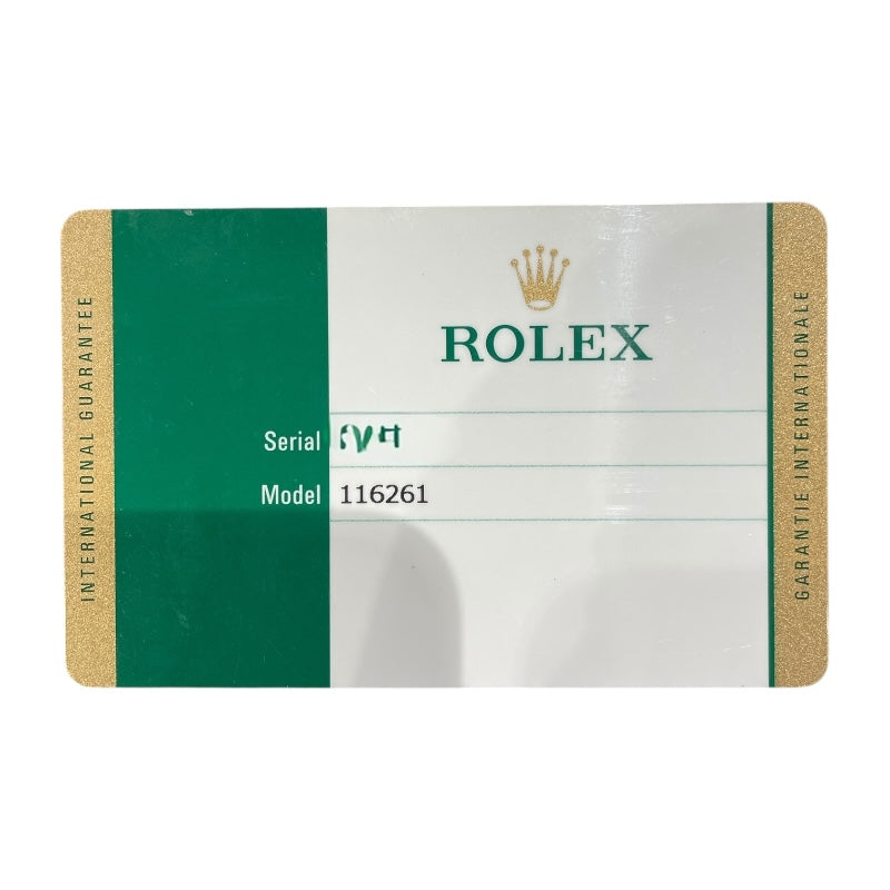 ロレックス ROLEX ターノグラフ 116261 ゴールド K18ローズゴールド/ステンレススティール 自動巻き メンズ 腕時計