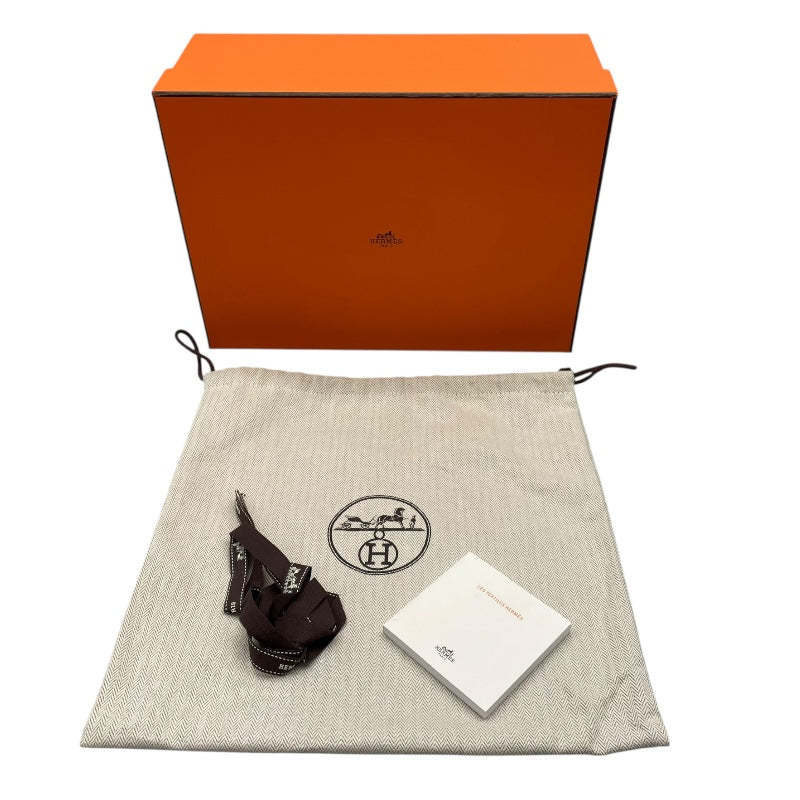 エルメス HERMES エールジップ20 W刻印　(2024年製) ダックブロンズxブラック　シルバー金具 トワル/ハンター レディース ショルダーバッグ