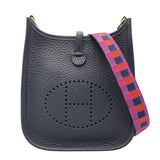 エルメス HERMES エヴリンTPM U刻 ブルーニュイ　ゴールド金具 トリヨン レディース ショルダーバッグ