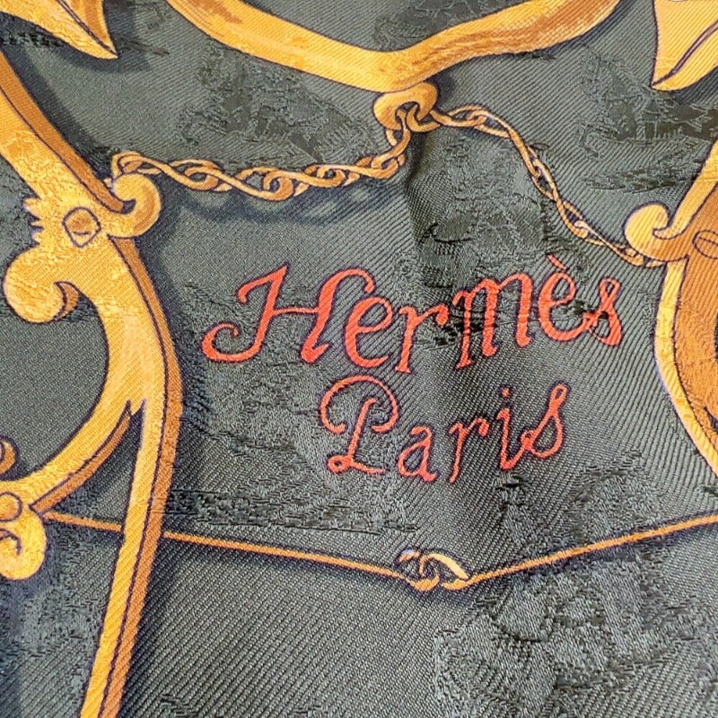 エルメス HERMES カレ90 Linstrvction dvroy グリーン マルチ