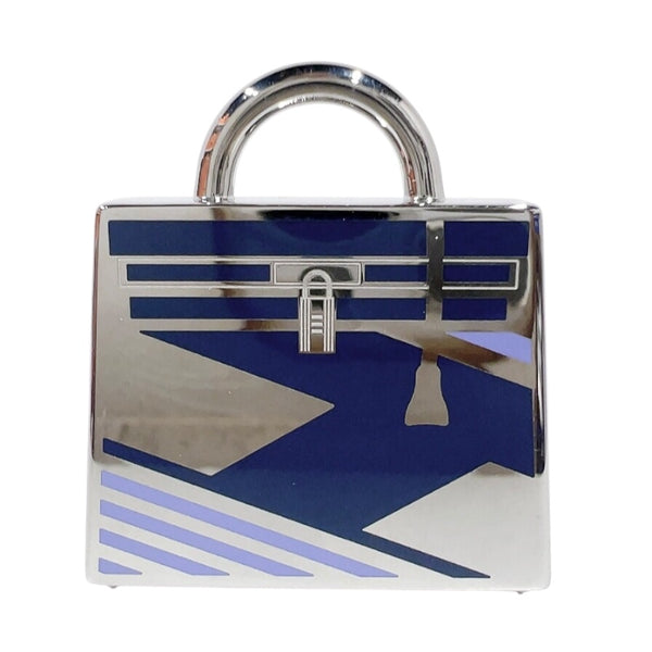 超可爱 エルメス HERMES キュリオジテケリーチャーム ブルー・シルバー アクセサリー