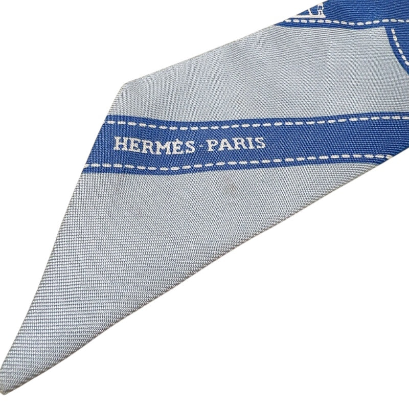 激安直営店 エルメス シルク ブルー ボルデュック BOLDUC ツイリー HERMES 小物