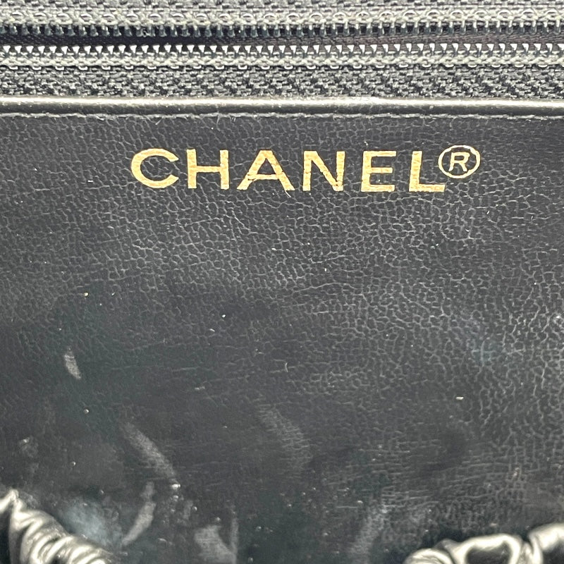 シャネル CHANEL ココマーク ボックス バニティバッグ A01999 ブラック ゴールド金具 キャビアスキン レディース ショルダーバッグ