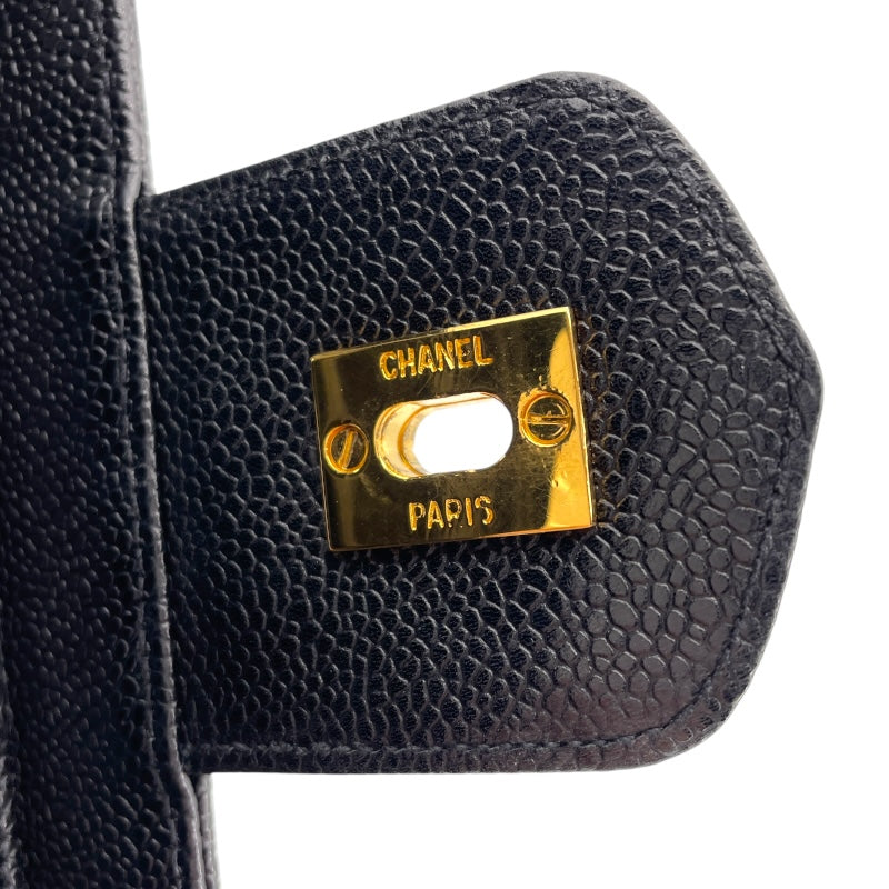 シャネル CHANEL ココマーク ボックス バニティバッグ A01999 ブラック ゴールド金具 キャビアスキン レディース ショルダーバッグ