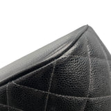 シャネル CHANEL 復刻トート A01804　79番台 ブラック　ゴールド金具 キャビアスキン レディース トートバッグ