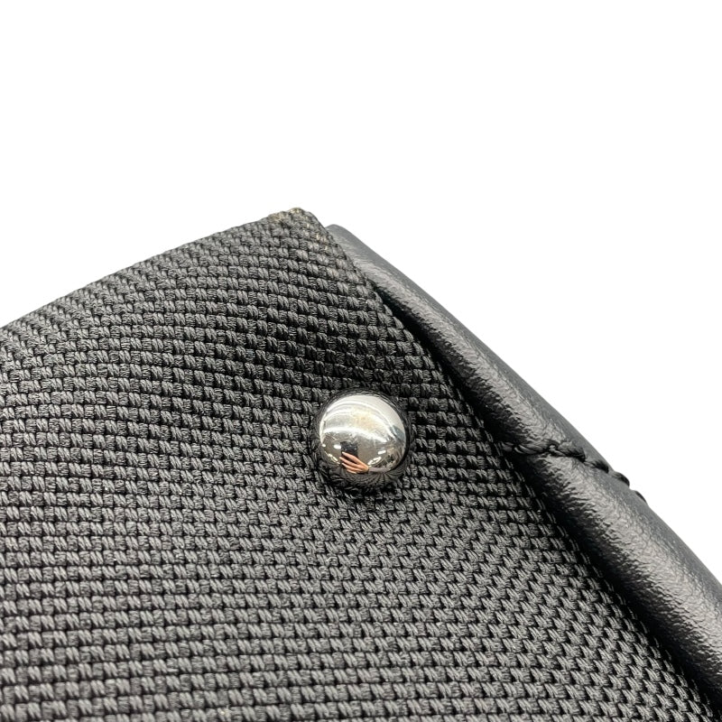 シャネル CHANEL パリビアリッツトートPM A34208　15番台 ブラック　シルバー金具 コーティングキャンバス レディース トートバッグ