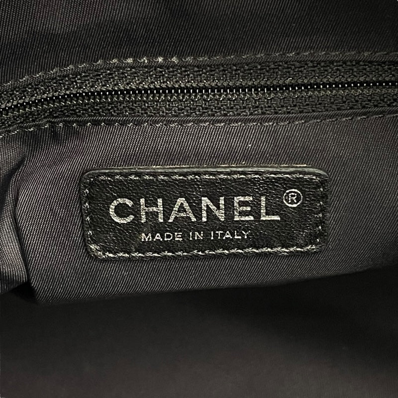 シャネル CHANEL パリビアリッツトートPM A34208　15番台 ブラック　シルバー金具 コーティングキャンバス レディース トートバッグ