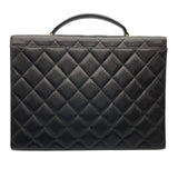 シャネル CHANEL マトラッセ　ブリーフケース A20794 ブラック　ゴールド金具 キャビアスキン レディース ブリーフケース