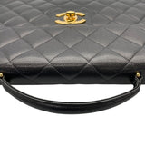 シャネル CHANEL マトラッセ　ブリーフケース A20794 ブラック　ゴールド金具 キャビアスキン レディース ブリーフケース