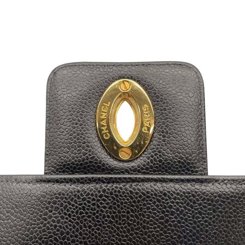 シャネル CHANEL マトラッセ　ブリーフケース A20794 ブラック　ゴールド金具 キャビアスキン レディース ブリーフケース