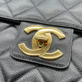 シャネル CHANEL マトラッセ　ブリーフケース A20794 ブラック　ゴールド金具 キャビアスキン レディース ブリーフケース