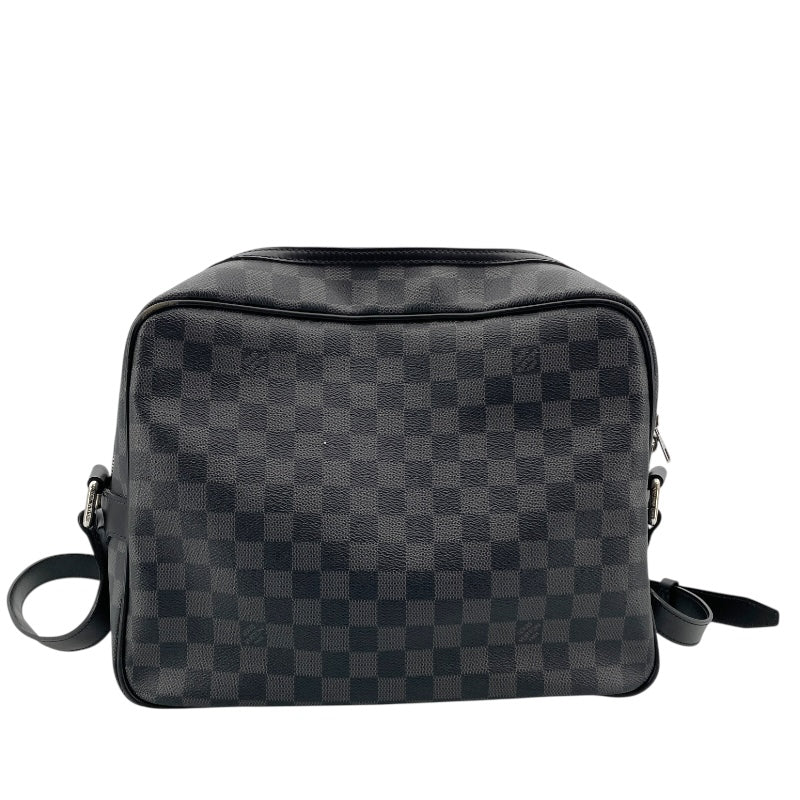 【新品同様】ルイヴィトン イオ ショルダーバッグ ダミエグラフィット ブラック ルイ・ヴィトン LOUIS VUITTON イオ N45252 ブラック ダミエ
