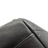 シャネル CHANEL GSTトート A50995　19番台 ブラック　ゴールド金具 キャビアスキン レディース トートバッグ
