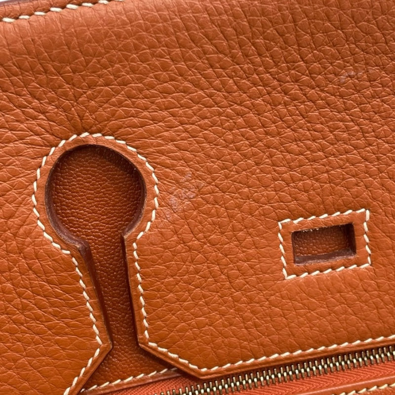 エルメス HERMES バーキン35 □C刻印 フォーブ GD金具 バレニア