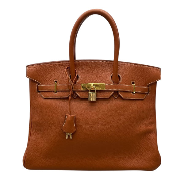 エルメス HERMES バーキン35 □C刻印 フォーブ GD金具 バレニア レディース ハンドバッグ