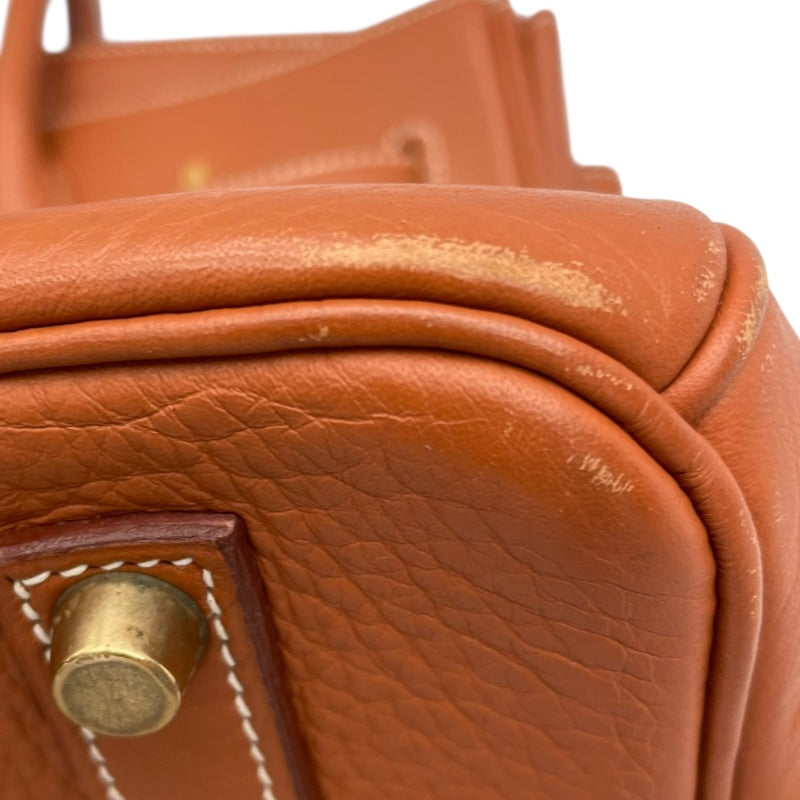 エルメス HERMES バーキン35 □C刻印 フォーブ GD金具 バレニア レディース ハンドバッグ